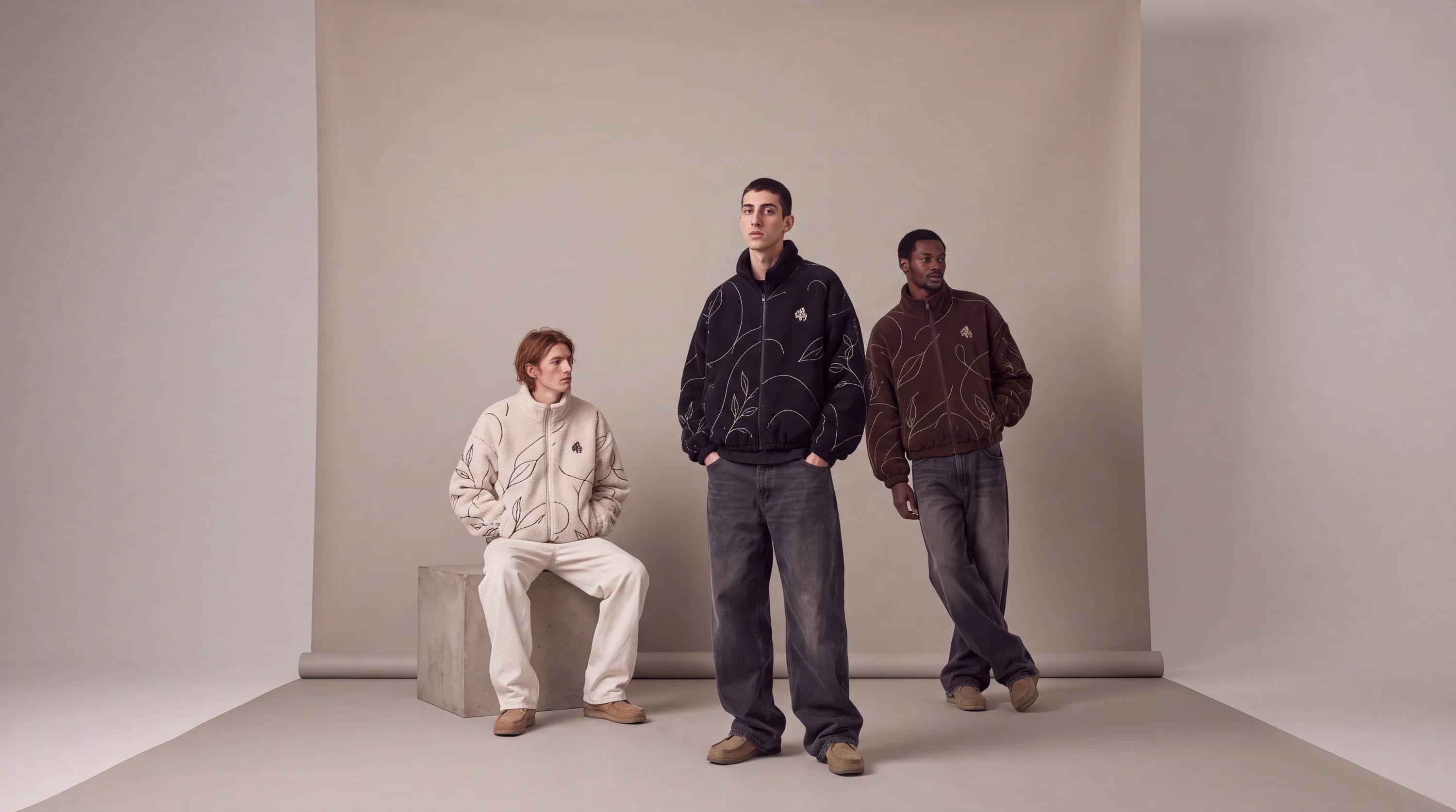 Assis Clo Line Fleece campaign — men